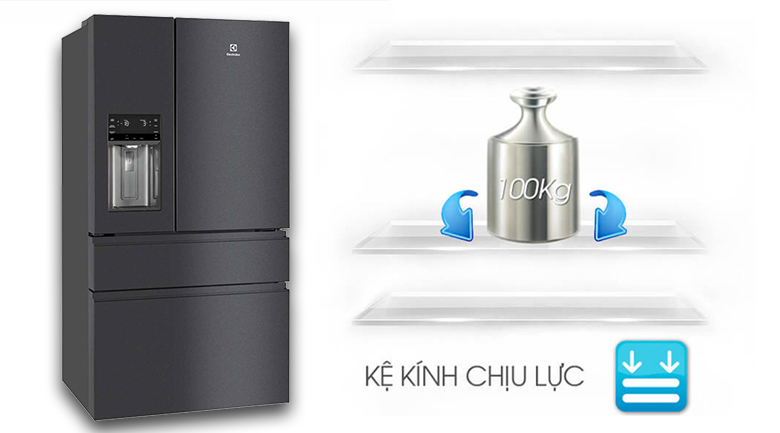 Khay kính chịu lực - Tủ lạnh Electrolux Inverter 617 lít EHE6879A-B