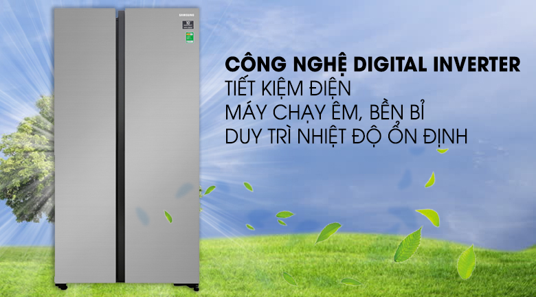 Digital Inverter - Tủ lạnh Samsung Inverter 647 lít RS62R5001M9/SV