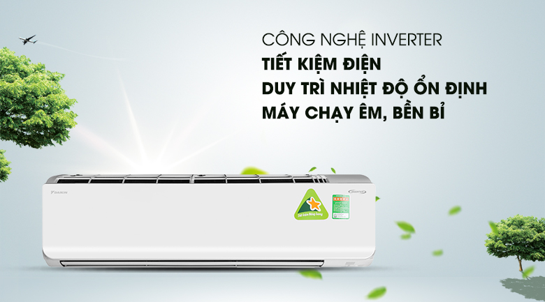 Công nghệ Inverter - Máy lạnh 2 chiều Daikin Inverter 2.5 HP FTHF60RVMV