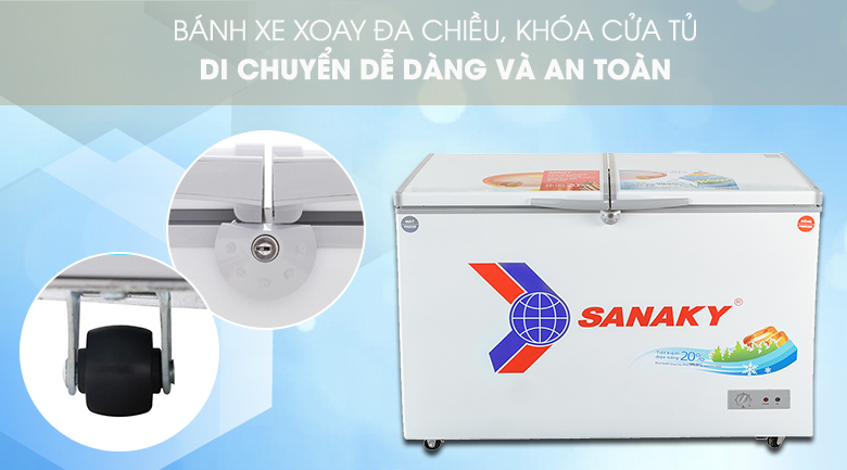 Tủ đông Sanaky 360 lít VH 3699W1