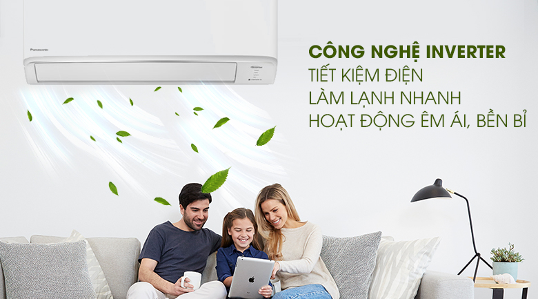 Điều hòa 2 chiều Panasonic Inverter 12.000BTU CU/CS-YZ12WKH-8