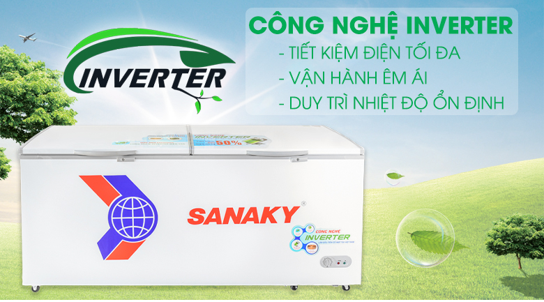 Tủ đông Sanaky Inverter 800 lít VH-8699HY3