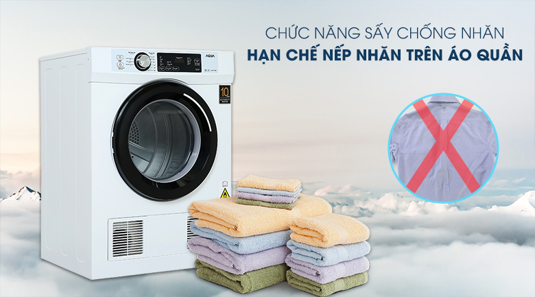 Máy sấy thông hơi Aqua 7 Kg AQH-V700FW