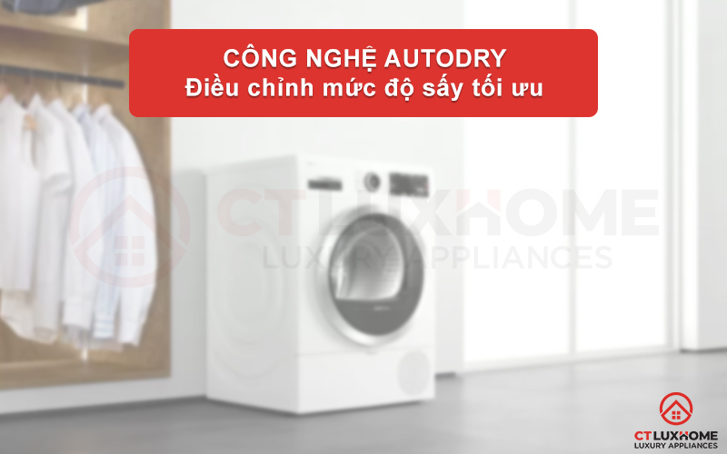 Máy sấy bơm nhiệt Bosch 9 kg WQG241000