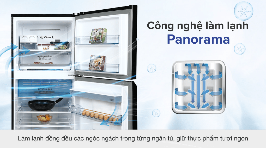 Tủ lạnh Panasonic Inverter 326 lít NR-TL351GPKV