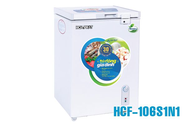 Tủ đông Hòa Phát 1 ngăn 1 cánh HCF 106S1N