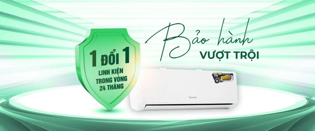 Điều hoà Nagakawa 9000 BTU 1 chiều NS-C09R2T30 gas R-32