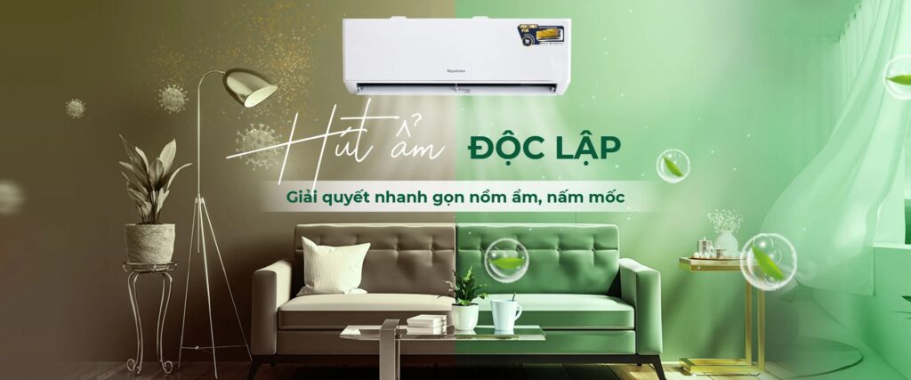 Điều hoà Nagakawa 9000 BTU 1 chiều NS-C09R2T30 gas R-32