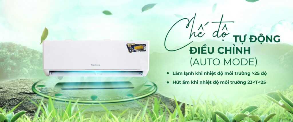 Điều hoà Nagakawa 9000 BTU 1 chiều NS-C09R2T30 gas R-32