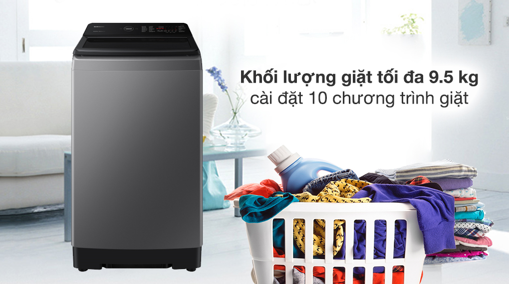 Máy giặt Samsung Inverter 9.5 kg WA95CG4545BDSV