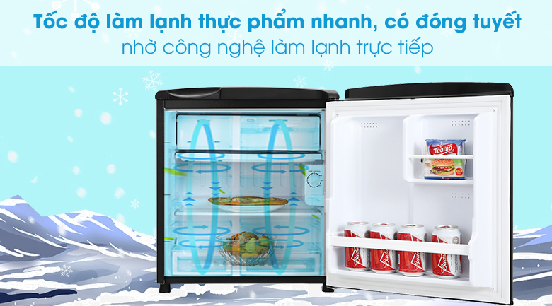 Tủ lạnh Aqua 50 lít AQR-D59FA