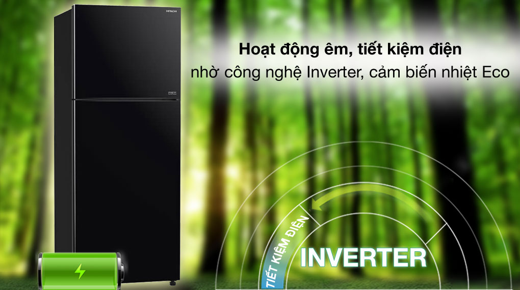 Tủ lạnh Hitachi Inverter 390 lít R-FVY510PGV0 GMG